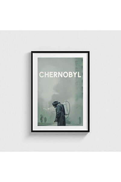 Domirus Chernobyl Dizi Posteri Tablo Çerçeveli Poster Duvar Dekorasyonu - Pre...