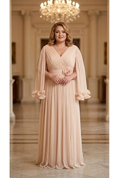 DagaFashion Rochie lunga din voal peliculizat Helen