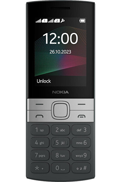 Nokia 150 2023 Κινητό τηλέφωνο διπλής SIM (Αγγλικό) Μαύρο