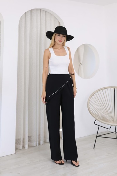 MODAELA Scarf Detailed Trousers