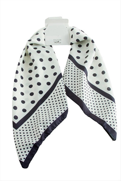 Generic Brand Spotted Zr Satin Scarf 50*50 cm