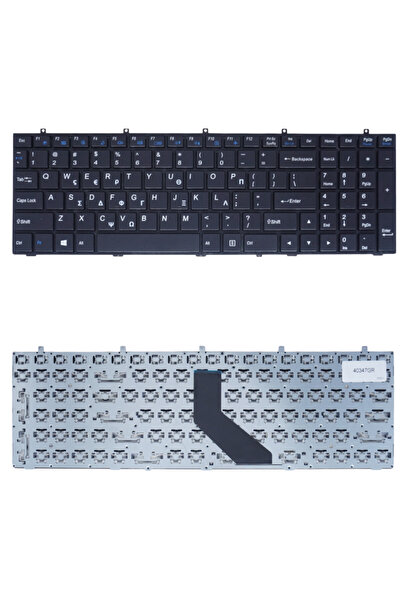 OEM Ελληνικό Πληκτρολόγιο Clevo W370 W370ET W370SK W350ST W370ST W370ST W370S...