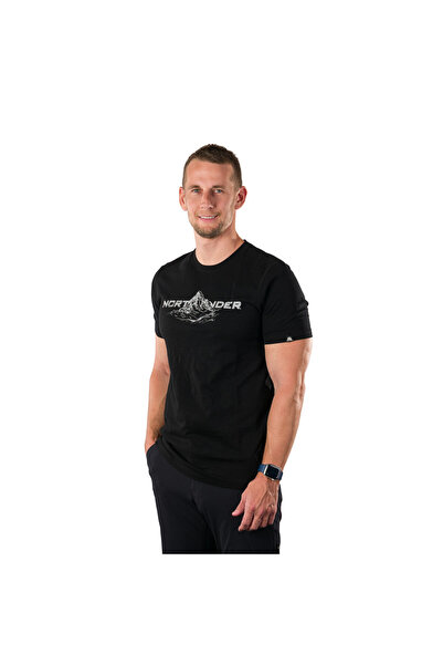 NORTHFINDER Tricou confortabil pentru drumeții bărbați - FID, Gri