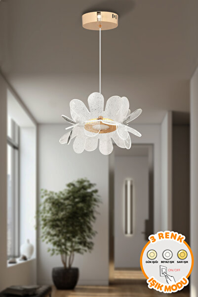 Capella Aydınlatma Modern Krom Kaplama 3 Renk Işık Özellikli Power Led Sarkıt...