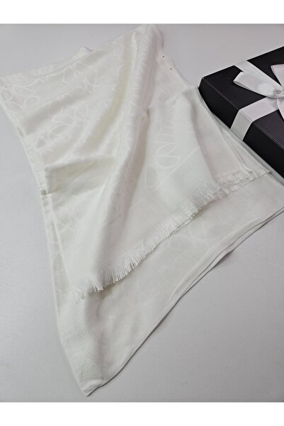 tomrisboutique Jacquard Soft Cashmere Silk Shawl 4 Seasons Double-Sided Clove...