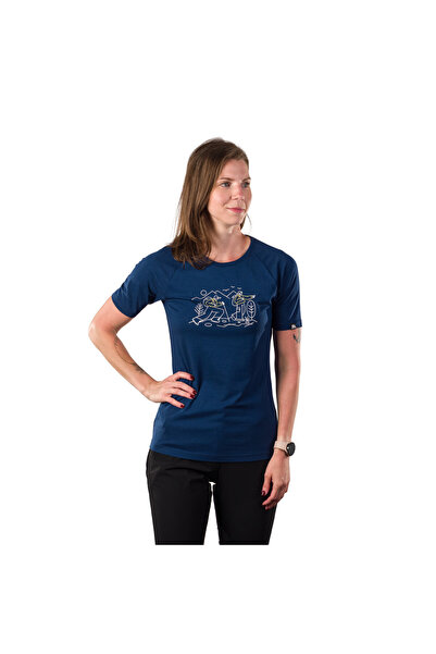 NORTHFINDER Tricou femei, material moale, strat bază amestec bambus IVANA, Al...