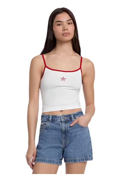 Guess Jeans Αμάνικη Μπλούζα W5GP37J1314-G011 - White - l