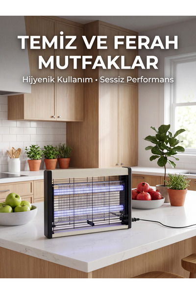 Lisinya Çift UV Işıklı Elektrikli Sinek Öldürücü -
