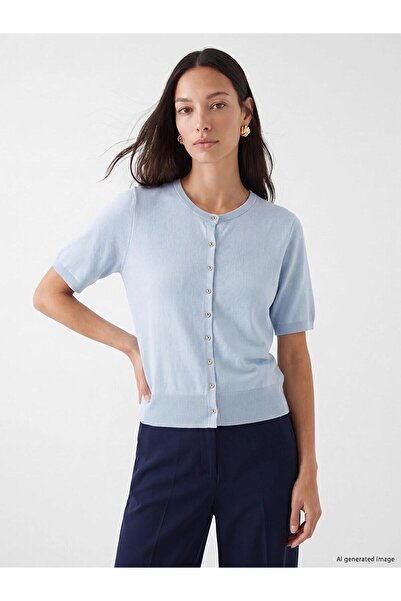 LC Waikiki Crew Neck Women's Knitwear Cardigan (W6)