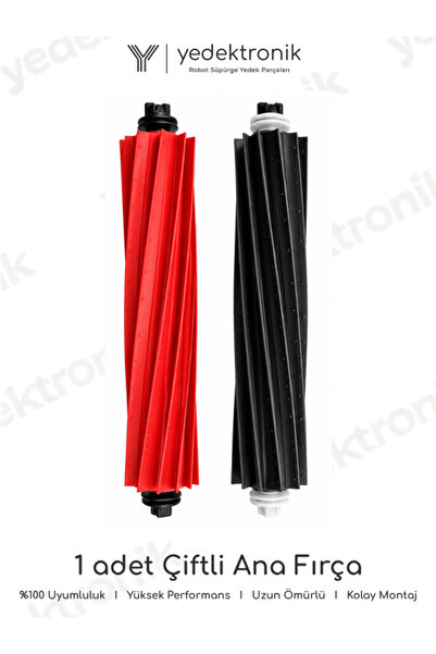 Yedektronik Roborock Q8 Max / Q8 Max Plus / Q5 Pro / Q5 Pro Plus Uyumlu Çiftl...