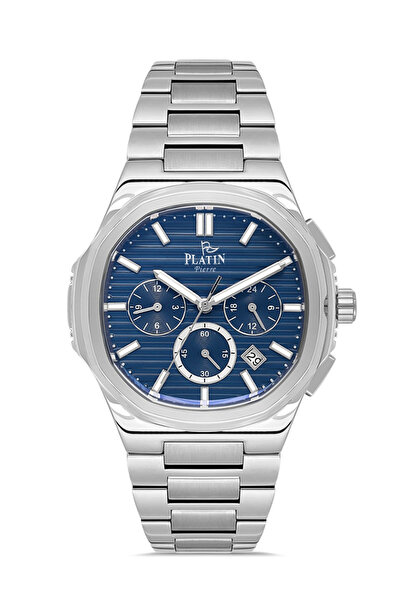 Platin Pierre Hds-1257Ga-A3 Steel Cord Functions Active Men's Wristwatch