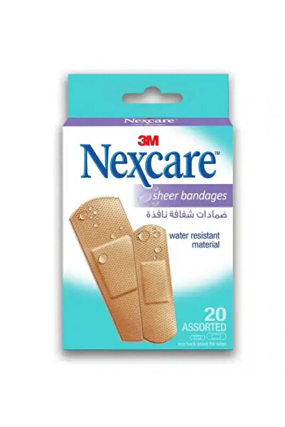 Fa ضمادات جروح شفافة نافذة مضادة للماء احجام مختلفة 20 قطعة
