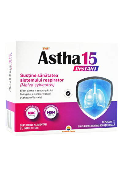 SUN WAVE PHARMA Astha 15 Instant 10 plicuri