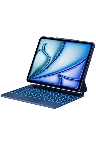 typecase Θήκη πληκτρολογίου Edge για iPad Air 13 " 2024/2025, Μπλε Πασίφικ