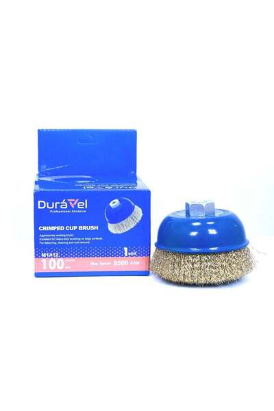 Duravel Crimped Cup Brush-100 mm x M14 x 2