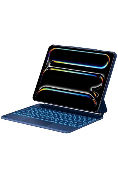 typecase Husă cu tastatură Edge pentru iPad Pro 13 " 2024/2025, Albastru Pacific