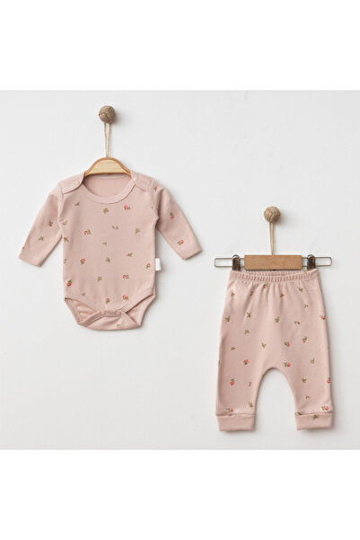 BabyWings Floral Printed 100% Cotton 2-Piece Set