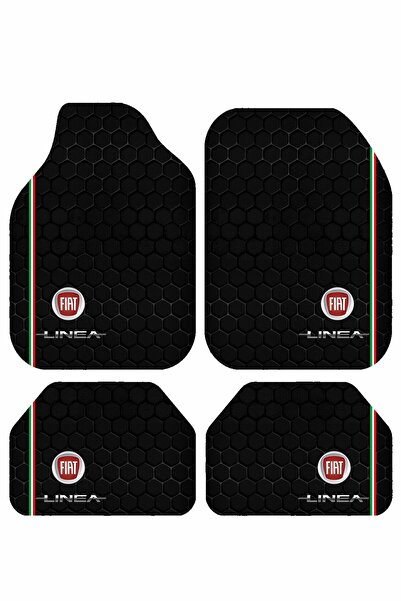 Genel Markalar Fiat Linea Uyumlu İtalyan Şerit Detaylı Dijital Baskılı Oto Pa...