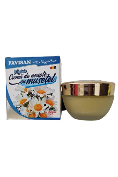 Favisan Crema de Noapte cu Musetel Virginia Favisan, 50ml