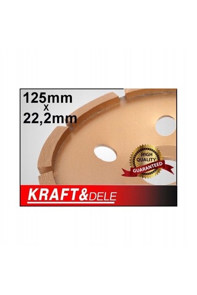 Kraft&dele DISC DE ȘLEFUIT 125 X 22.2 PENTRU BETON, PACHET DE 5 BUCĂȚI