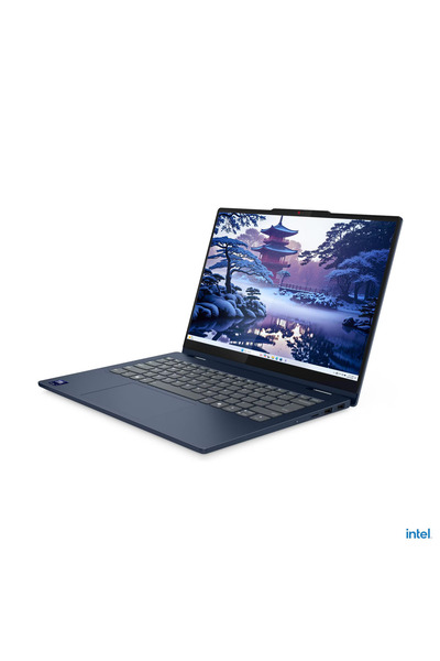 LENOVO آيديا باد 5 2-في-1 مع معالج إنتل كور ألترا 7-255H، ذاكرة وصول عشوائي 16 جيجابايت، قرص صلب SSD M.2 بسعة 512 جيجابايت، رسومات إنتل آرك 140T، شاشة لمس WUXGA مقاس 14 بوصة بدقة 1920×1200، لوحة مفاتيح مضاءة خلفيًا، نظام فري دوس - لون رمادي لونا