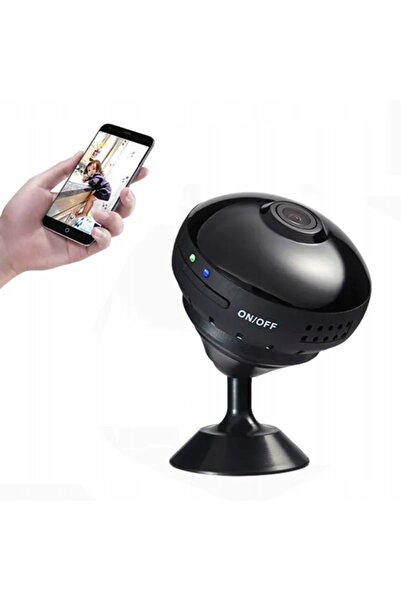 OnShoping Mini cameră spion Wifi alimentată cu baterii, cu magnet, vizualizar...