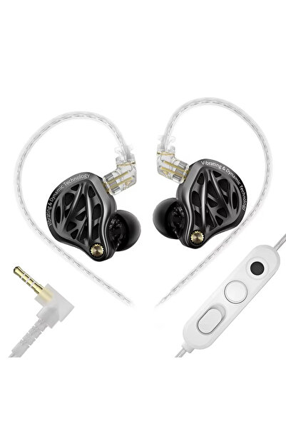 Choice1 سماعات أذن KZ Vibe X بمنفذ 3.5 ملم مع ميكروفون، سماعات اهتزازية منخفض...