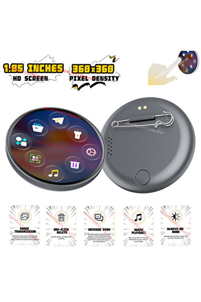 Choice 1 pieces Black M2 Anime E-Badge 1.96 Inch HD Screen Smart Dynamic Badg...