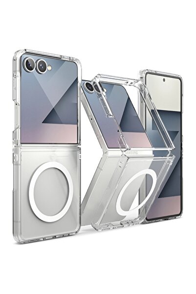 Ringke Husă FUSION MAGNETIC MAGSAFE GALAXY Z FLIP 7 Transparentă