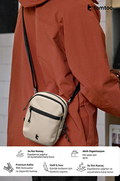 Tomtoc Aviator Series T37 1.3L Khaki Accessory Handbag - T37S1K1