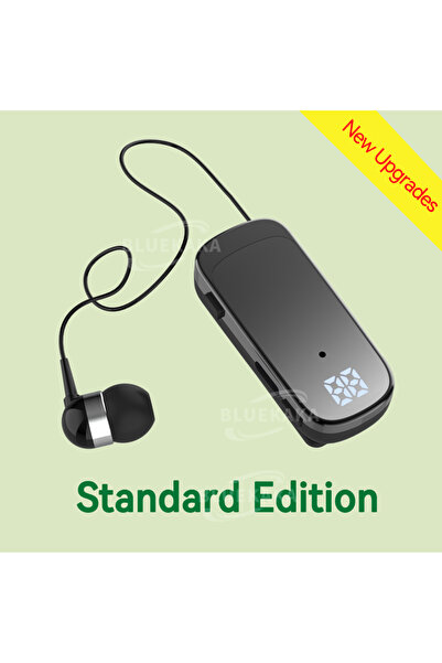 Choice5 Gradient Black K65 Fashion Bluetooth Headset Business Retractable Lav...