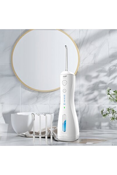 NO BRAND Irigatoare dentară 240 ml 6 moduri 4 duze Puternic Fără fir