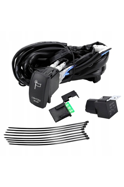 NO BRAND Kit faruri LED off-road, releu, întrerupător lumini de ceață