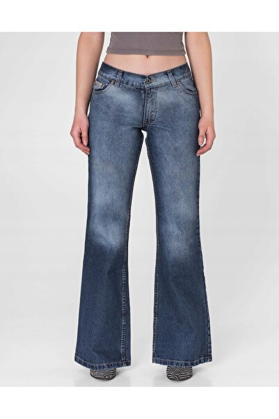 NO BRAND Pantaloni de damă blugi evazați mergie 213/66 74