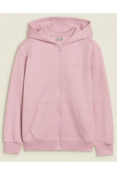 4F cardigan pentru fete 4FJWSS25TSWSF1853 roz