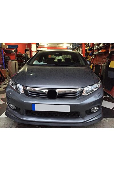 OTO H.İ.T. HONDA CİVİC FB7 UYUMLU ÖN LİP TAMPON EKİ BODY KİT YUMUŞAK MAT SİYA...