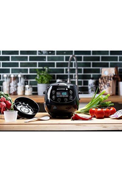 NO BRAND Mini-aparat digital multifuncțional de gătit orez și aburire de 0,6L...