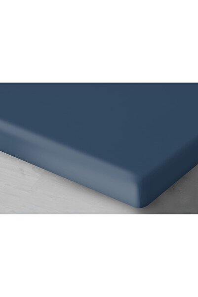 NO BRAND Cearșaf de pat din satin cu elastic 120x200 grafit