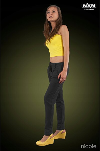 NO BRAND Pantaloni eleganți sport de damă, chinos, țigară, din bumbac, Nicole...