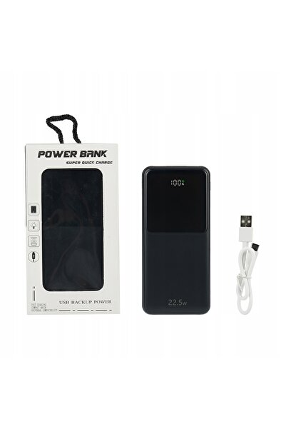 NO BRAND Powerbank 10000mAh Încărcător rapid puternic 22.5W 2x USB-A/USB-C Af...