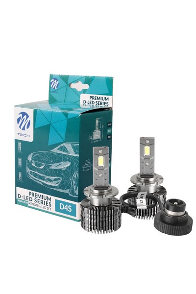 NO BRAND Becuri D4S LED Xenon 8400 lm 6000K Durată lungă de viață + LED Canbus