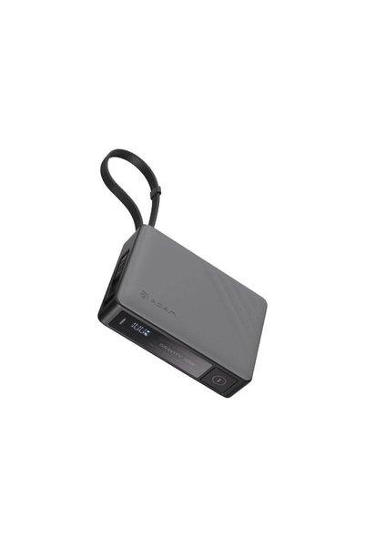 Adam Elements GRAVITY 30W Fast Charging 10000mAh Power Bank with Built-In Cab...