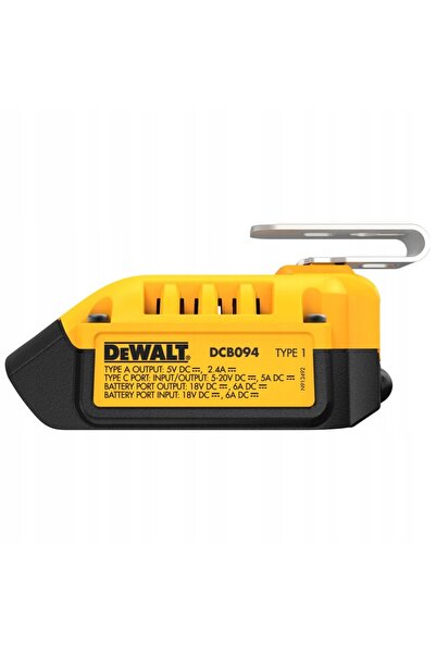 Dewalt ADAPTOR ÎNCĂRCĂTOR USB KIT DE ÎNCĂRCARE POWERBANK 18V DCB094K