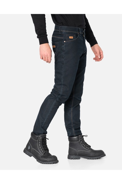 NO BRAND Blugi bărbați Texass Skinny Mărime mare Hunter 810/S7 W42L32