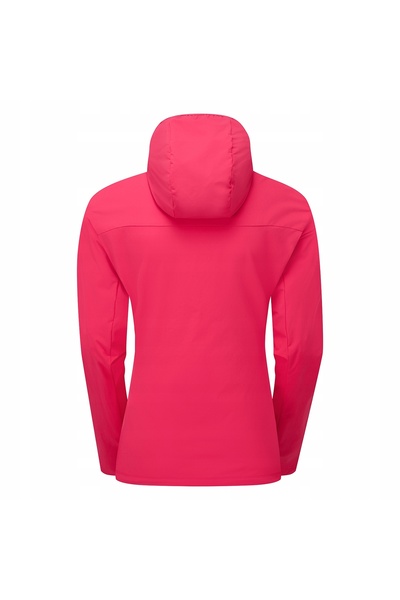 NO BRAND Jachetă softshell Rab de damă Borealis cu glugă, Roz neon, 10_S