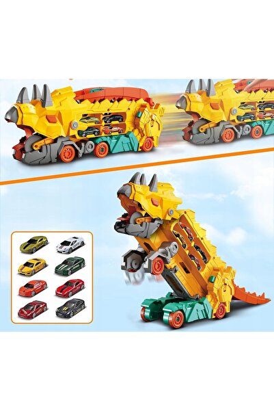 NO BRAND Mașină Vehicul Dinozaur Camion Jucărie pentru Cadou Mașini de Curse 8X