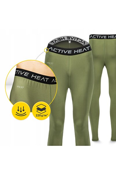 NO BRAND Set de lenjerie termică unisex, încălzitoare pentru picioare și bluz...