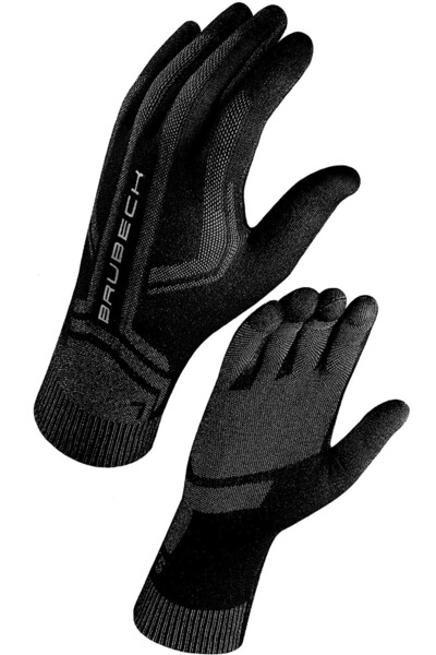NO BRAND BRUBECK mănuși termice unisex negre XXL