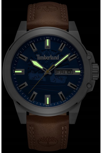 NO BRAND Ceas bărbătesc Timberland Tbl.Tdwgb0040801 Curea maro