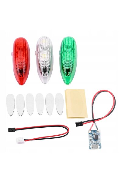 NO BRAND Lumină stroboscopică LED anti-coliziune pentru drone și aeronave, 3 ...